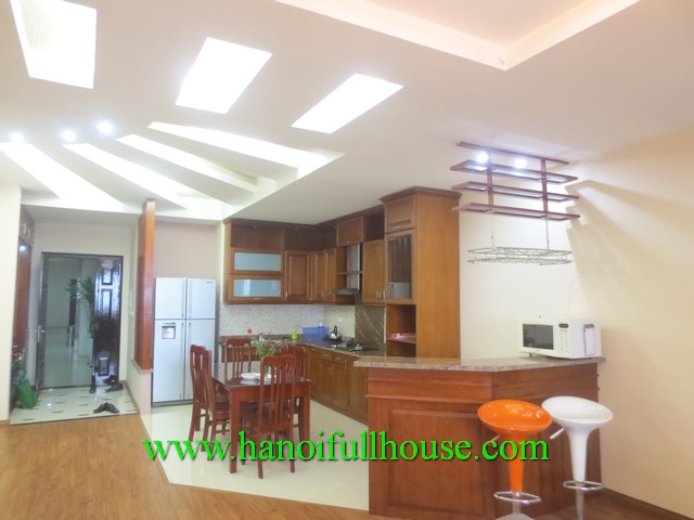 Apartment in Thuy Khue street with beautiful view, 3 bedroom, furnished