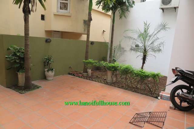 Tay Ho- Rental apartment with big yard and balcony, quiet area