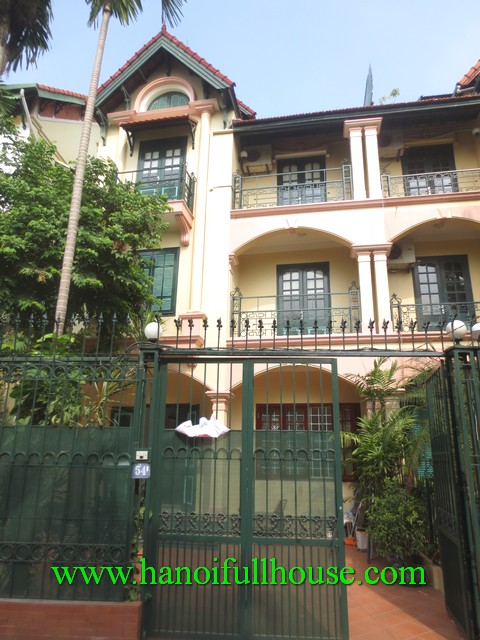 A lovely house with a big yard, nice terrace, car access in Tay Ho dist rental 