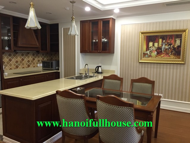 Royal style serviced apartment in Hanoi centre for rent with 2 bedroom
