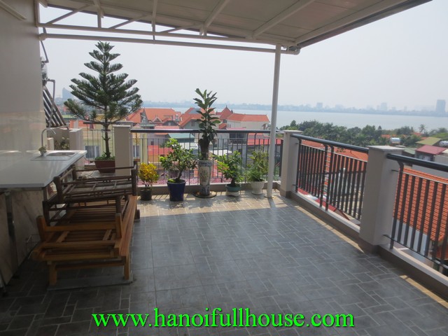 cheap serviced apartment with 2 bedroom for rent in Tay Ho dist, Ha Noi city