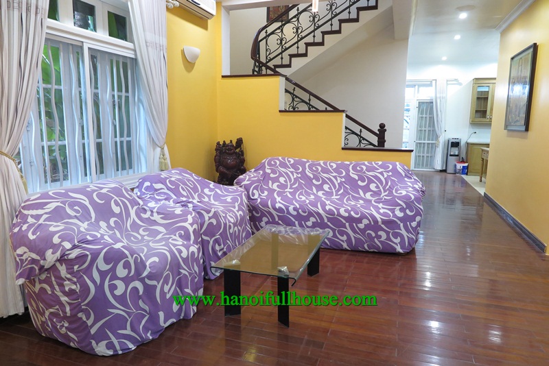 A gorgeous and luxury villa in Ciputra with 5 bedrooms for rent.