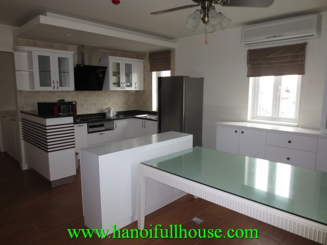2 bedroom luxury serviced apartment for rent in To Ngoc Van. West lake view, elevator, furnished