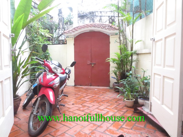 Ba Dinh- a perfect house with three bedrooms, furnished, yard garden near Lotte center