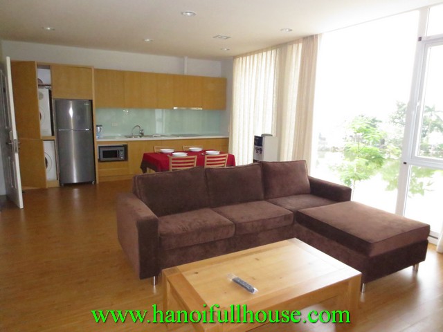 Facing west lake serviced apartment with 2 bedrooms in Tay Ho dist, Ha Noi, Viet Nam