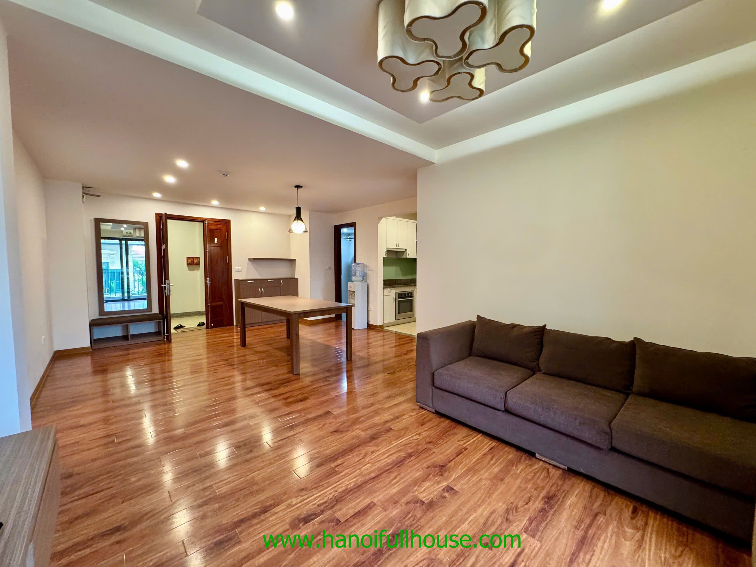 2 bedroom serviced apartment, lots of light for rent on To Ngoc Van street