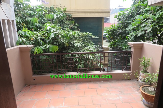 House in Hoan Kiem, Ha Noi for rent. Three bedroom, furnished, terrace, quiet