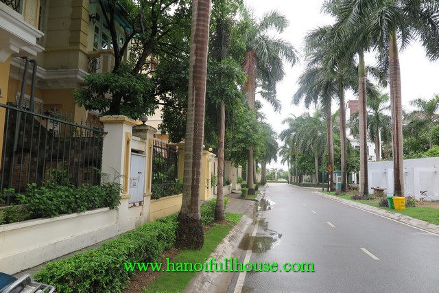 Villa in Ciputra international city Hanoi for rent with 5 bedroom, furnished and modern