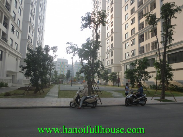 Full furniture apartment with 2 bedrooms, 2 bathrooms for rent in Times City Ha Noi