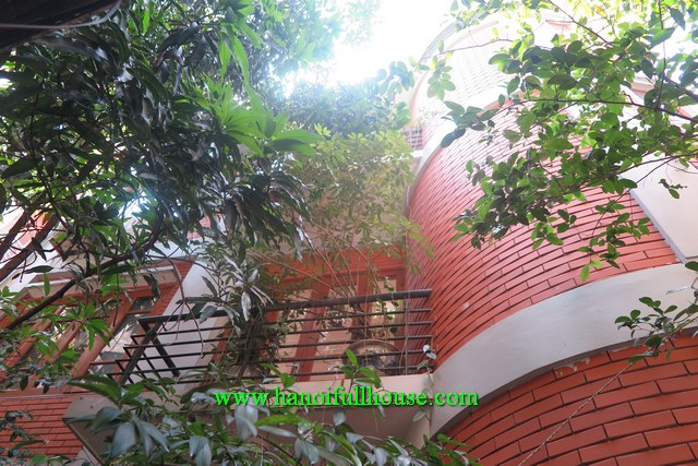 House for rent in Tay Ho with 3 bedrooms, full of natural lights, small yard
