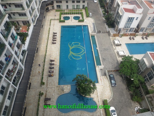 Apartment with swimming pool in Hanoi for rent