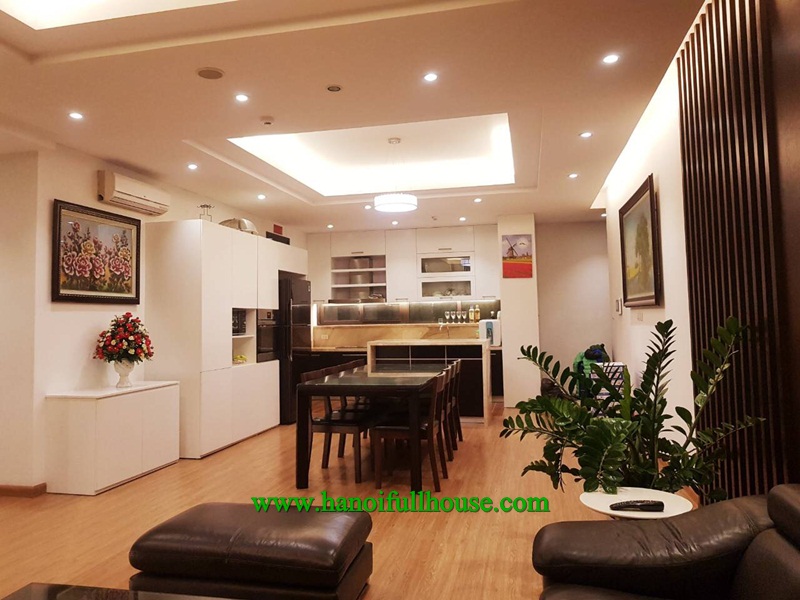 Luxurious apartment in Dolphin Plaza building, Tran Binh street, furnished and quality equipped.