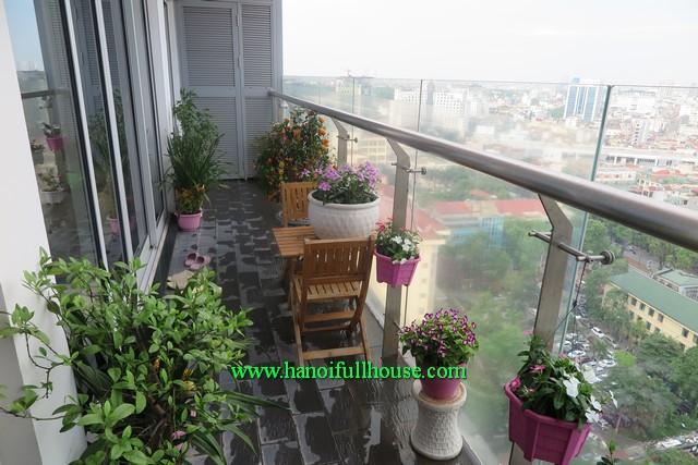 High ranking 3 BRs apartment at Lancaster Building-20 Nui Truc street for lease