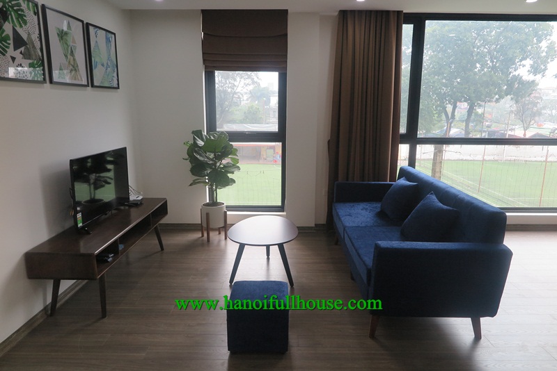 Luxury - large apartment, 2 bedrooms, nice balcony, good furniture for rent.