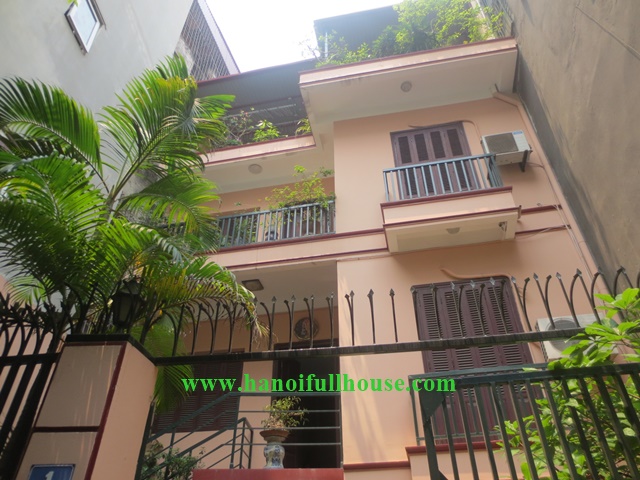 Cheap price for 4br house to lease in Ba Dinh, Hanoi with a nice terrace