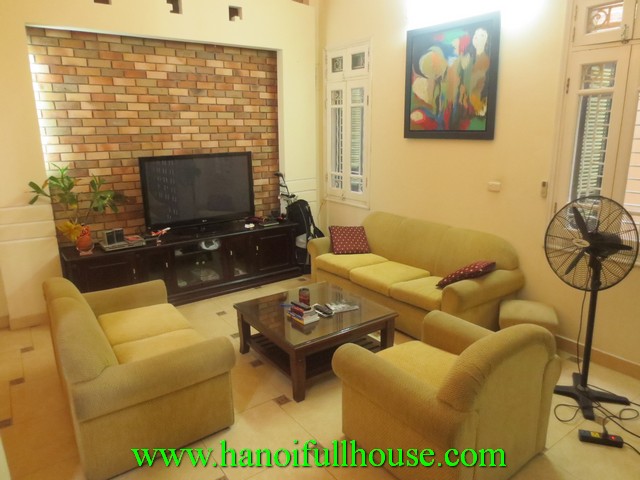 6 bedroom house for rent in Hoan Kiem dist, Ha Noi city. Fully furnished house