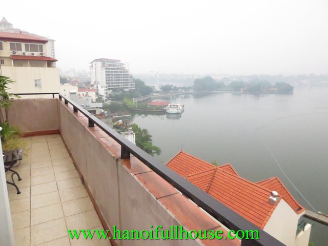 West lake view serviced apartment for rent in Tay Ho dist, Ha Noi