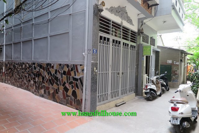 Nice house with 4 bedrooms, fully furnished on Doi Can str, Ba Dinh dist for rent