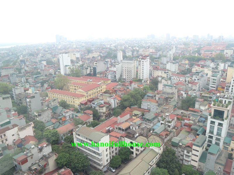 Unfurnished 03 bedrooms apartment in Aqua Central at 44 Yen Phu street for lease 