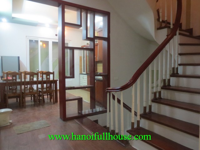 A bright house with 5 bedroom for rent in Ba Dinh district, Hanoi city, Vietnam