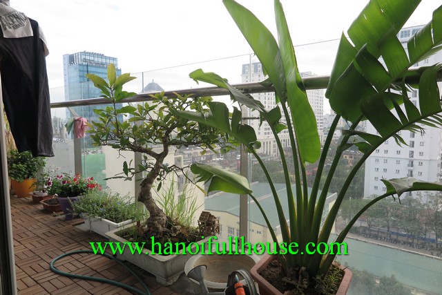 Fully furnished 3 bedroom apartment in Lancaster building, Ba Dinh dist for rent