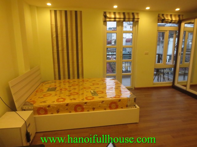 Modern serviced apartment rental in hanoi center. One bedroom, furnished, nice balcony