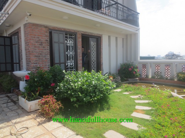 Garden beautiful serviced apartment rental in Ba Dinh, Ha Noi, Viet Nam