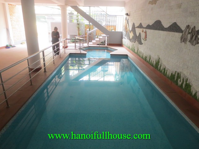 A bright house with swimming pool in Westlake-Tay Ho dist for lease