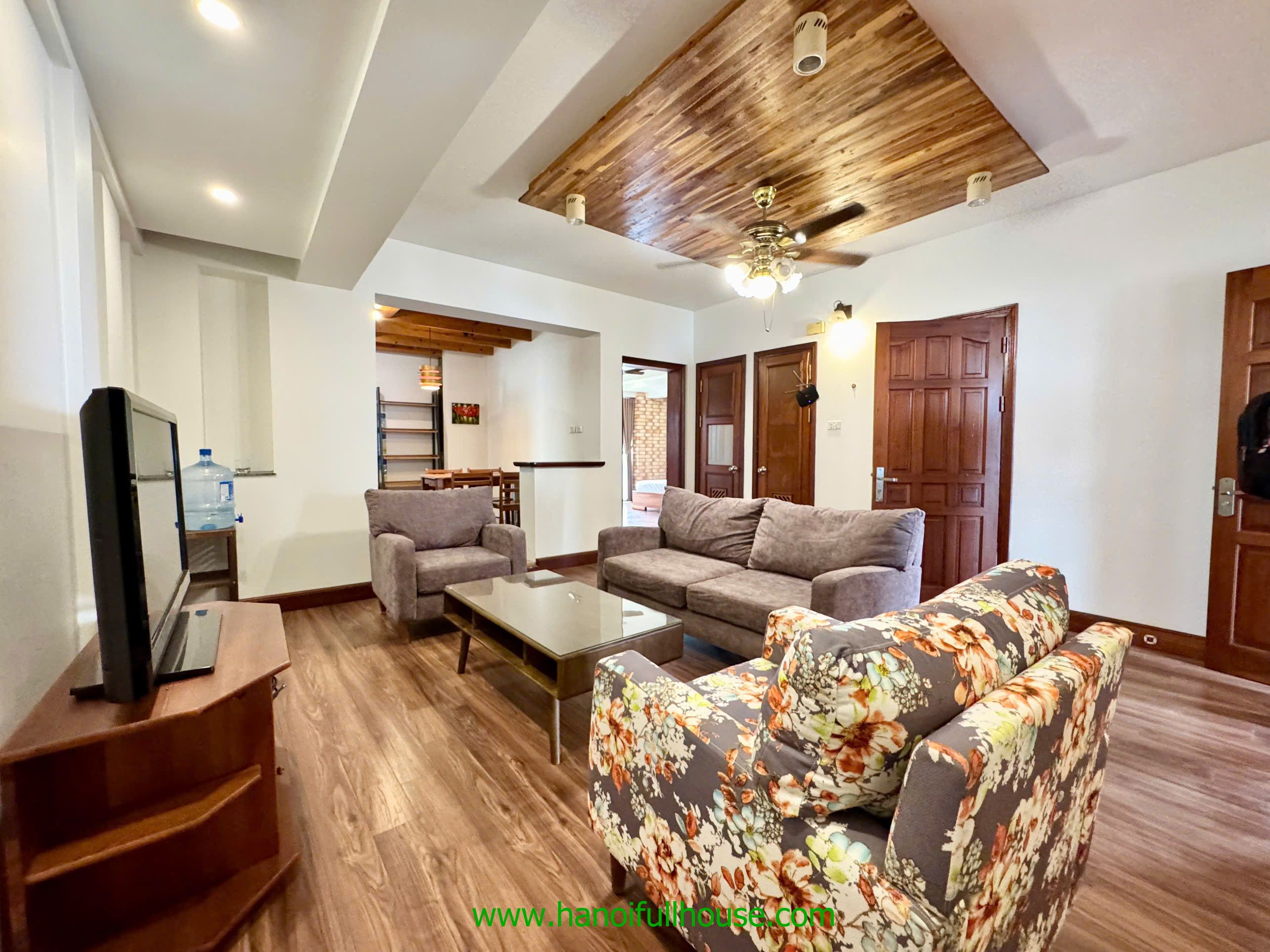 West Lake view serviced apartment with 2 bedrooms in Tay Ho district for Expats