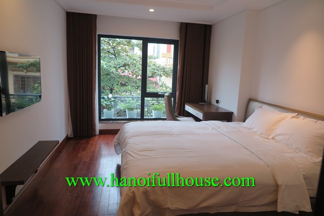 Charming two bedroom serviced apartment rental, modern furniture, brand-new & full services