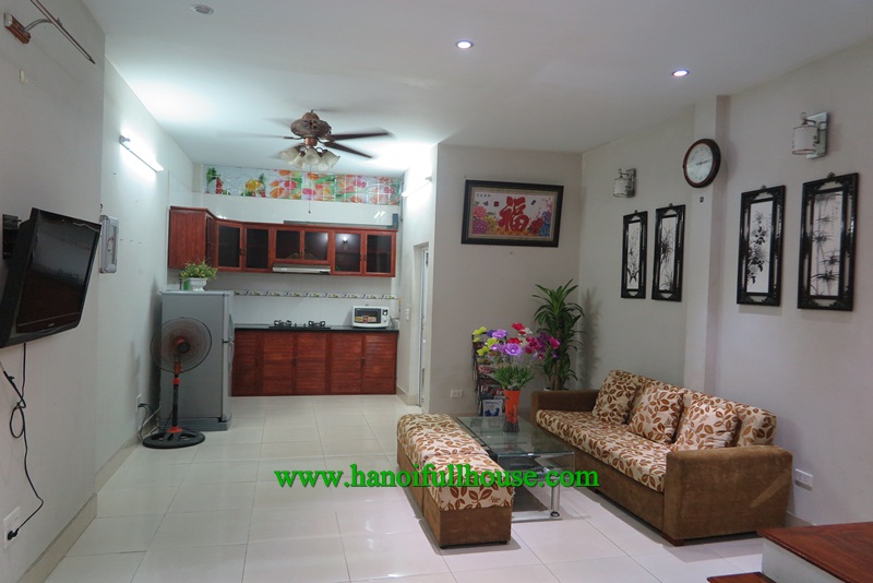 Cheap house in Dang Thai Mai street for rent, two bedrooms, furnished, balcony.