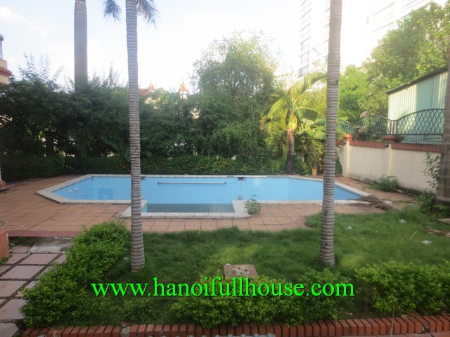 Big garden & swimming pool villa on Dang Thai Mai street, Tay Ho, Ha Noi