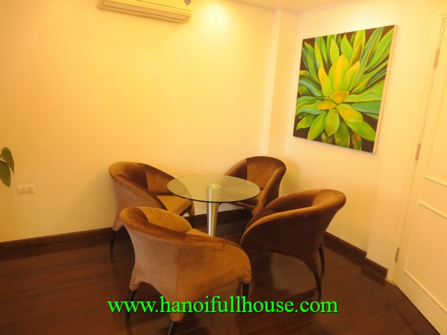 A modern brand-new serviced apartment nearby Westlake for rent in Tay Ho dist