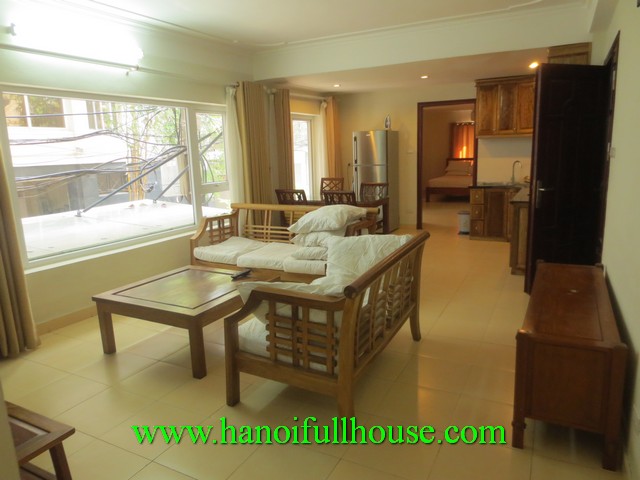 Truc bach lake serviced apartment for rent. 2 bedroom, 2 bathroom, furnished