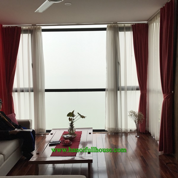 A luxury service apartment with 3 bedroom and nice view for lease in Quang Khanh, Tay Ho