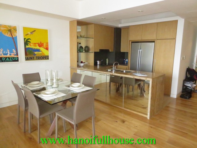 Apartment for rent in Indochina Plaza Ha Noi, Xuan Thuy street, Cau Giay dist. 3 bedrooms, fully furnished