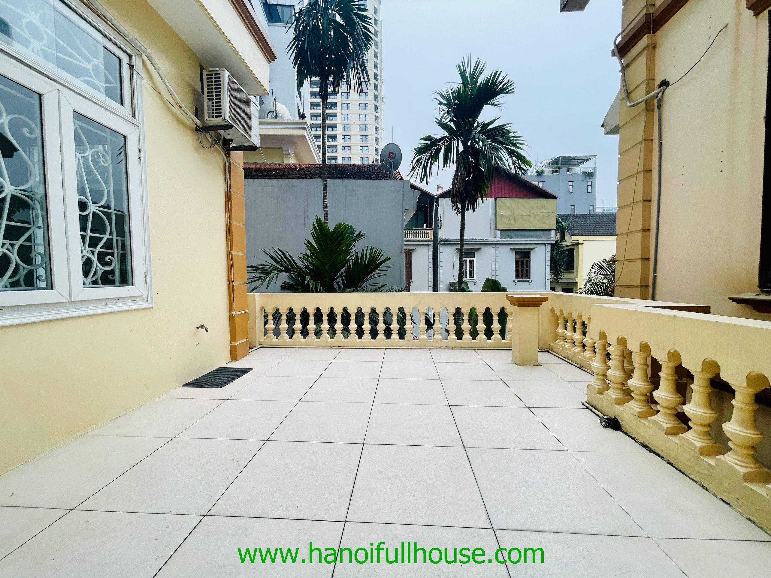 Bright 4 bedroom house, fully furnished in Tay Ho for lease