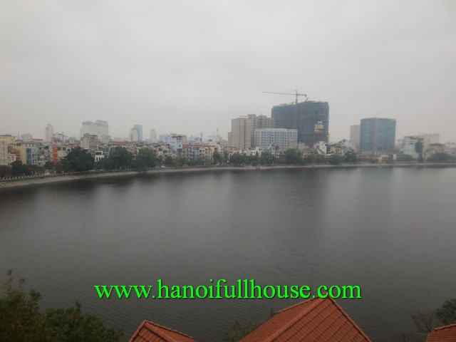 Find a cheap one bedroom apartment with lake view in Dong Da dist, Ha Noi to rent