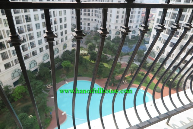 Newly furnished two bedroom apartment in Royal City-Ha Noi