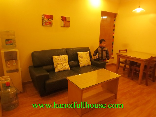 Beautiful serviced apartment in Ba Dinh dist to rent. 2 bedrooms, lift, nice view