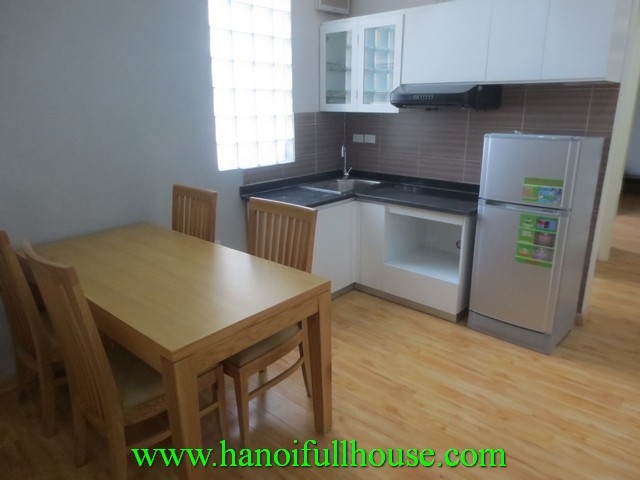Cheap serviced apartment with private 1 bedroom for rent in Ba Dinh dist, Ha Noi