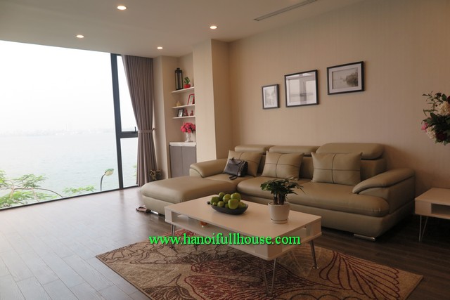This perfect serviced apartment for rent in Tay Ho, Ha Noi. Lake view apartment-3 bedroom