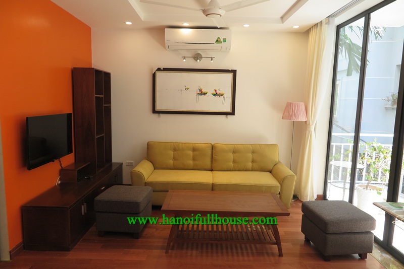 A serviced apartment in Tay Ho with 2 bedrooms, near West Lake for rent now