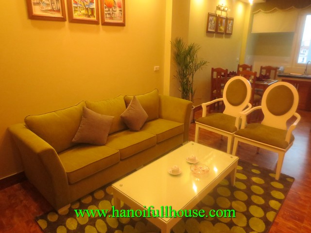 Cheap high quality serviced apartment with one bedroom in Tay Ho dist, Ha Noi