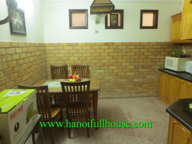 2 bedroom house for rent in Ba Dinh dist, Ha Noi. A Courtyard, nice terrace, balcony