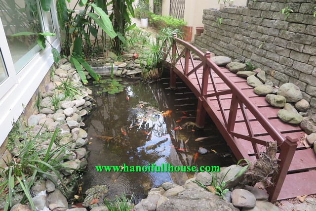 Big garden villa Ciputra Urban International Hanoi for rent, 6 BR, 5BH