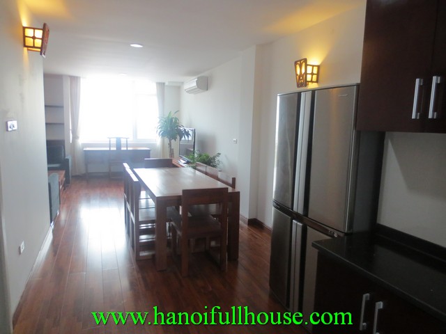 Beautiful penthouse serviced apartment with 3 bedrooms for rent in Truc Bach Lake, Ba Dinh dist, Ha Noi