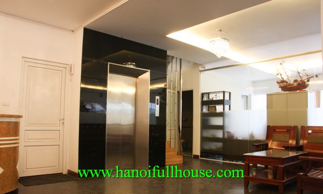 New & cheap serviced apartment in Lang Ha street, Ba Dinh dist for lease