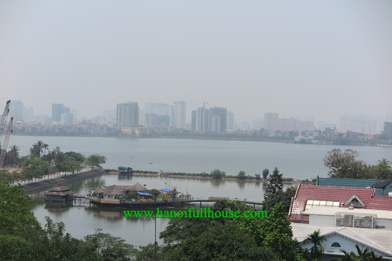 Big terrace, very beautiul apartment for rent in Tay Ho, Hanoi