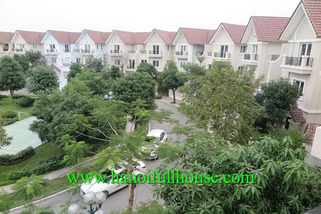 Villa in Vincom village for rent. New villa at Hoa Sua way, lake view, park view and bright